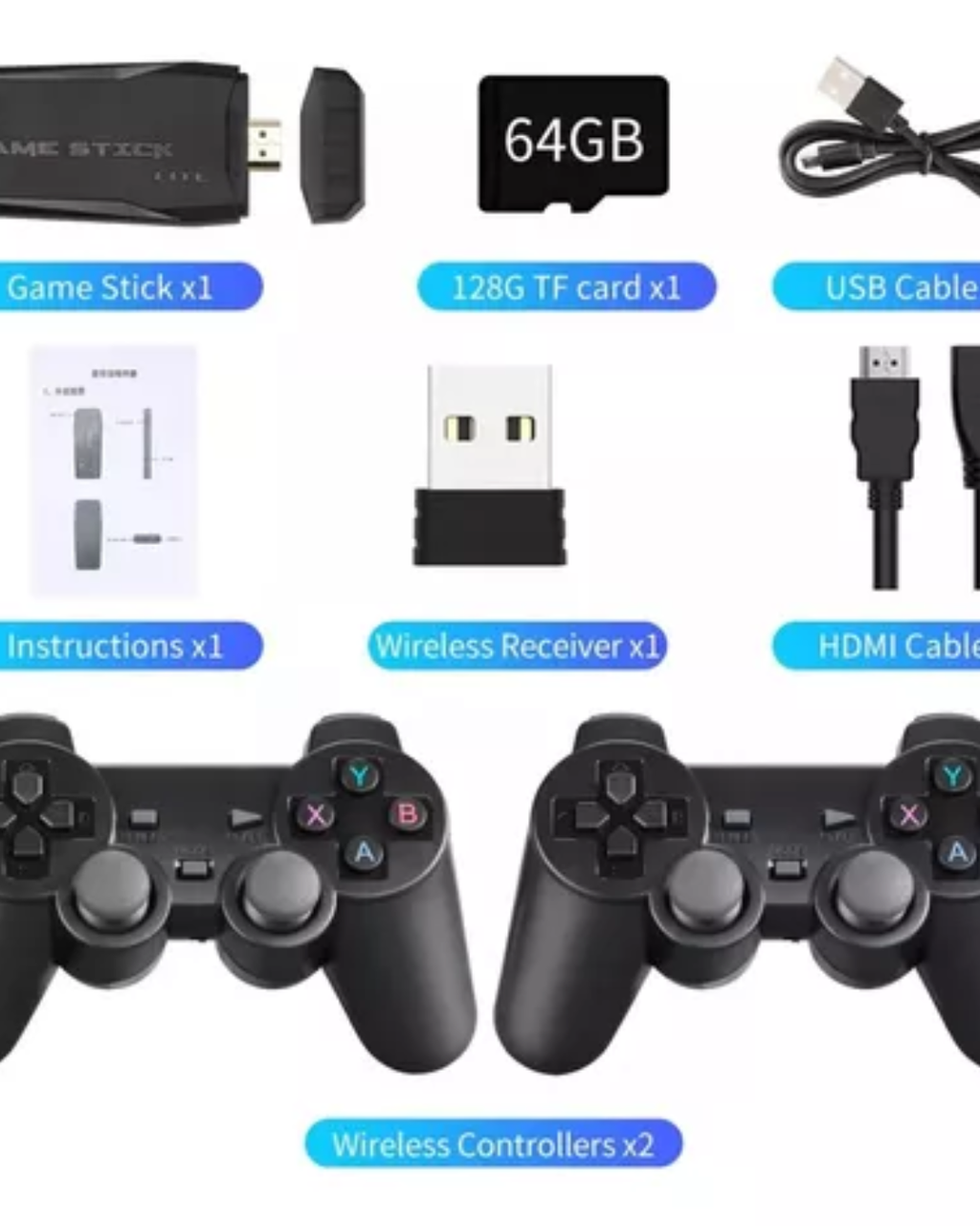 Consola de Videojuegos Inalámbrica 2.4 G